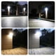 thumbnail image 4 of Advancent ABS PC Luz de pared con energía solar Desmontable Recargable Funciona con IP65 Detección de movimiento a prueba de agua Lámpara de Iluminación y accesorios Blanco 6000K Advancent HA073290-02, 4 of 6