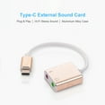 thumbnail image 4 of Graflsoa USB-C External Black Sound Card Compact 3.5mm Jack Adapter, 4 of 7