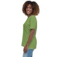 thumbnail image 2 of Floral Women's Relaxed T-Shirt, Women Tshirt Graphic,  Women T Shirts Short Sleeve  (Leaf, S), 2 of 6