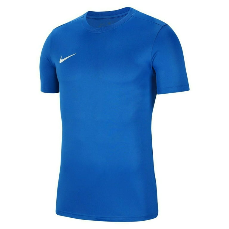 Nike Men's T-Shirt Park Dri-Fit Crew Neck Sports Gym Top Royal Blue, L - Walmart.com