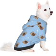 thumbnail image 2 of Fotbe Brown French Bulldog Sudadera con Estampado para Perros Pequeños – Suéter con Capucha para Mascotas, Tela Suave de Forro Polar con Bolsillo-XX-Large, 2 of 7
