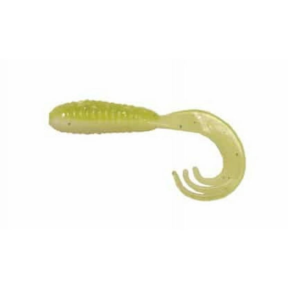 Big Bite Baits 2 inch Triple Tip Grub 10 pack (Lemon Meringue)
