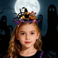 thumbnail image 5 of Halloween Pumpkin Headband DIY Kit for Children, Glow-in-the-Dark Pipe Cleaner Materials for Party Dress-Up and Spooky Fun, 5 of 7
