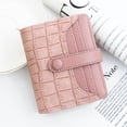 thumbnail image 2 of TAZAG women's wallet short retro buckle large capacity multi-card slot stone pattern coin purse ID bag, 2 of 4