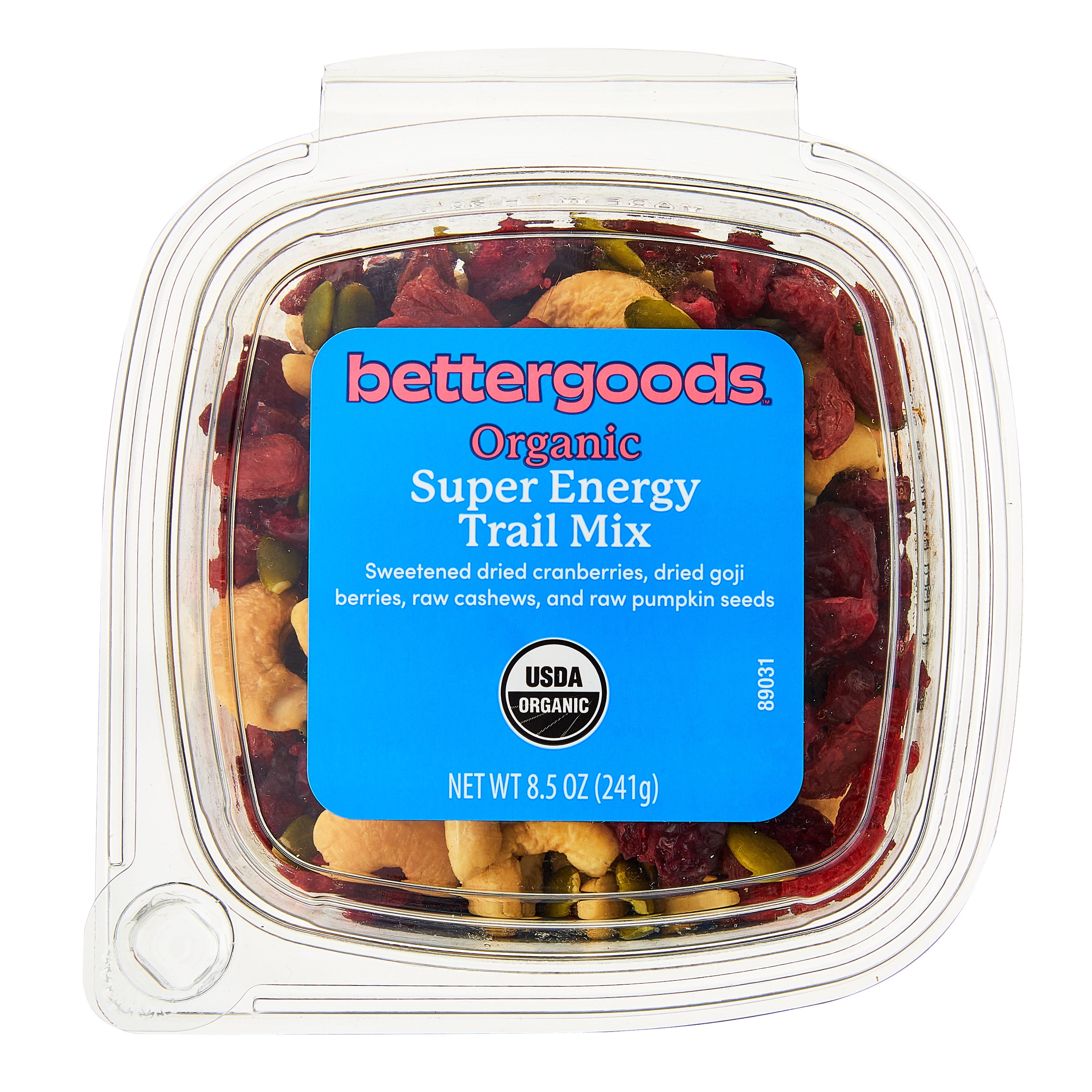 (3 pack) bettergoods Organic Super Energy Trail Mix, 8.5 oz