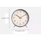 thumbnail image 2 of Alarm Clock Analog Alarm Clock, 6 Inch Round Alarm Clock Non Ticking, Battery Operated, Super Silent Alarm Clock, Simple Stylish Design for Desk/Bedro, 2 of 4