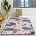 thumbnail image 3 of Crawling Indoor Carpet Play Mat Hedgehog Tribal for Living Room Bedroom Educational Nursery Floor Mat Area Rugs 63x48in, 3 of 6