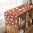 thumbnail image 6 of Fall Maple Leaf 70 Inch Table Runner, Vintage Red Orange Beige Autumn Leaves Farmhouse Dresser Scarf Cotton & Linen Tablerunner for Dining/Kitchen Island/Holiday Party Décor 13" x 70", 6 of 9