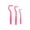 Hot Pink, variant on NovaStitch 3Pcs Pet Tick Removal Tool Set Dog Flea Hook Cat Mite Remover Tweezer for Dogs Cats Parasite Cleaning Grooming Accessory - Black
