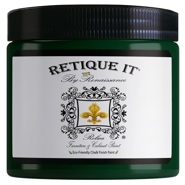 Retique It® RFP-P16-Viridian by Renaissance Chalk Finish Paint 16 oz (Pint) Viridian 48