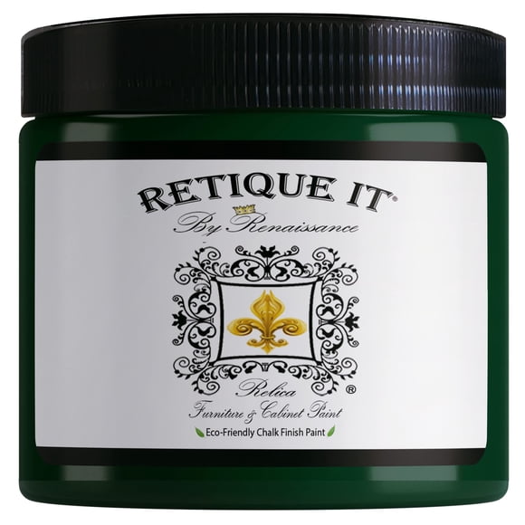Retique It® RFP-P16-Viridian by Renaissance Chalk Finish Paint 16 oz (Pint) Viridian 48