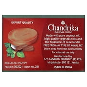 Chandrika Sandal Soap, Pack of 10: Vegan Friendly, Organic Bar Soap for Men and Women
