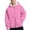 Light pink, variant on Long Sleeve Zip Up Trendy Hoodies for Men Fleece Lined Thermal Hooded Jacket Casual Comfortable Athletic Workout Hoodie Red 3XL