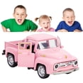 thumbnail image 2 of BESTSKY 2026 New Classic Rustic Vintage Pickup Truck Pull-Back Car Play Vehicle for Kids,Toddlers,Collectors,Playtime,Party Favors,Gift (Alloy Blue), 2 of 7