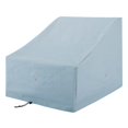 thumbnail image 1 of Waterproof UV Protection Cover, Rattan, Wicker, Grey Gray, Modern Contemporary Urban Design, Outdoor Patio Balcony Cafe Bistro Garden Furniture Hotel Hospitality, 1 of 3