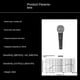 thumbnail image 2 of Shure Sm58 Micrófono vocal dinámico con cable (con interruptor) -q Nuevo 2024 Alta calidad, 2 of 5
