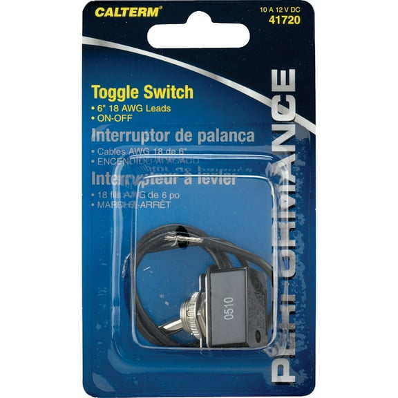 Calterm 41720 Switch, Metal Toggle