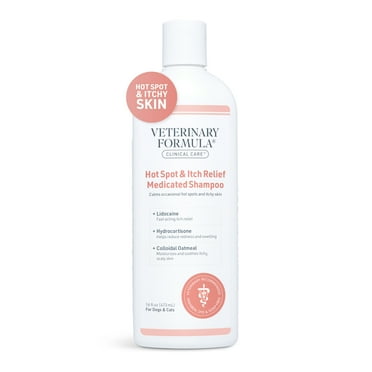 Veterinary Formula Clinical Care Hot Spot and Itch Relief Medicated Shampoo for Dogs and Cats, 16 oz