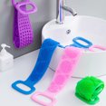 thumbnail image 2 of Cateissary Depurador de silicona para baño, herramienta multifuncional para fregar la espalda, cepillo para toallas de baño y ducha para el hogar Juegos de accesorios de baño rosado Cateissary HA5348-02, 2 of 6