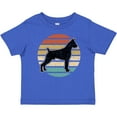thumbnail image 3 of Inktastic Boxer Dog Vintage Silhouette Boys or Girls Toddler T-Shirt, 3 of 5