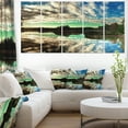 thumbnail image 1 of Sky Nuages Miroir dans la Rivière Panorama - Impression sur Toile Paysage, 1 of 3