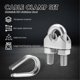 thumbnail image 3 of 20Pcs M6 Wire Rope Clamps, Stainless Steel Cable Clamps, 3 of 5