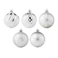 thumbnail image 6 of Bxaolu Christmas Ornaments Balls - 25 Pcs 2.35 Inch Shatterproof Plastic Christmas Balls Sets, Red, Green, White Small Christmas Tree Balls Hanging Ornaments for Holiday Party Christmas Decor, 6 of 7