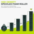 thumbnail image 2 of ProsourceFit High Density Speckled Black Foam Roller for Myofascial Release, Trigger Point Massage, and Muscle Therapy, 2 of 7