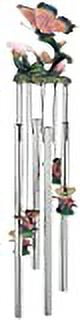 Wind Chime Round Top Butterfly Hanging Porch Garden Decoration Decor