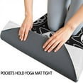 thumbnail image 3 of Bat Silhouette Halloween Pattern Hot Yoga Mat Towel Non Slip for Hot Yoga - Quick-Drying Yoga Mat Cover with 4 Corner Pockets with Travel Bag - Hot Yoga Towel Non Slip 70"x26", 3 of 6