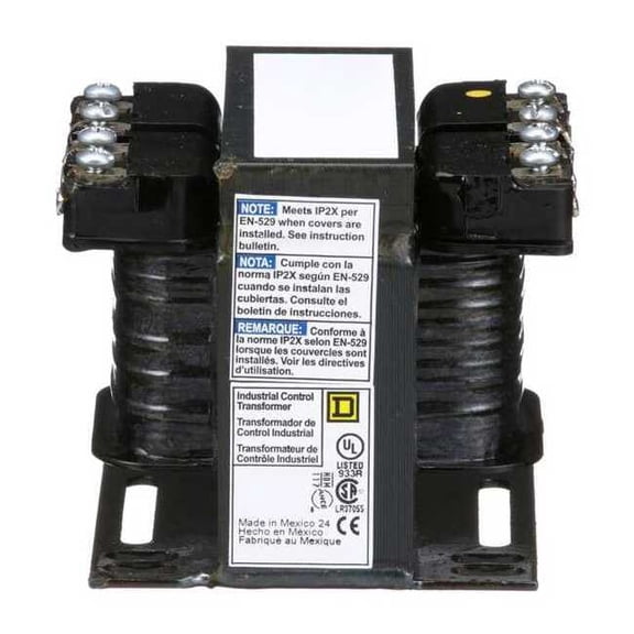 Control Transformer, 50 VA, Not Rated, 120V AC, 208/240/480V AC