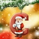 thumbnail image 1 of Personalized Acrylic Alphabet Christmas Ornaments DIY Hanging Decorations for Tree and Home, 1 of 7