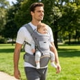 thumbnail image 2 of LALACE Ergonomic Hip Seat Baby Carrier for Infant, Gray, 2 of 5