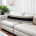 thumbnail image 2 of Black Vintage Long Body Pillow Covers, Geometric Stripes Simple Lines Soft Breathable Throw Pillow Cases with Invisible Zipper, Decorative Pillowcase Pillows Protectors for Sofa Bed Couch 20"x60", 2 of 9