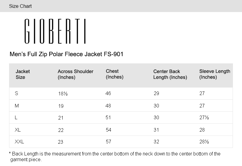 Gioberti Mens Full Zip Polar Fleece Jacket - image 4 of 4