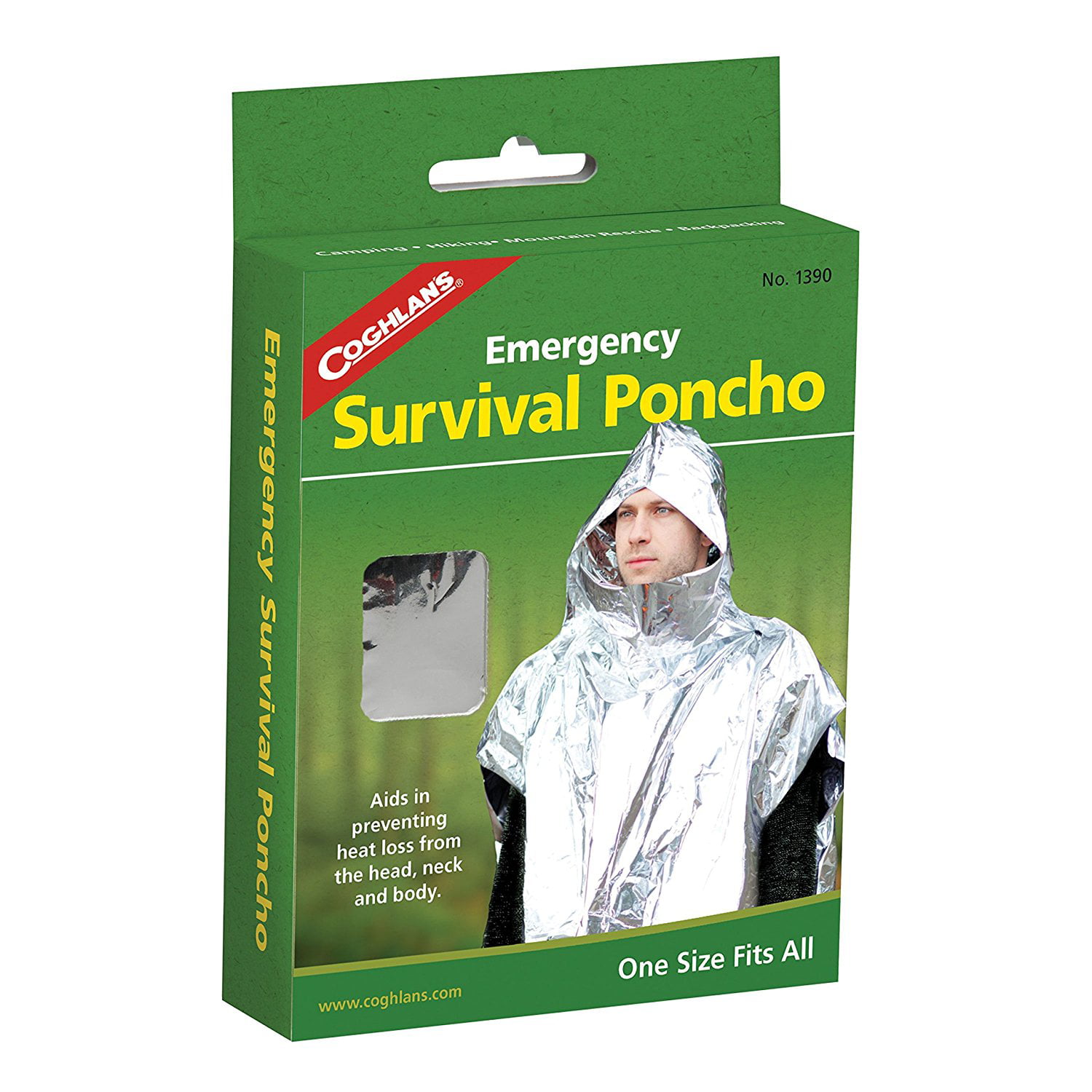 Coghlan's Hooded Poncho lightweight Reusable for KidsAttached Hood0242 