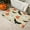 Halloweens, variant on Halloween Bath Mat, Thin Halloween Bathroom Rug Non-Slip Quick Dry Pumpkin Bath Mat Fits Under Door Thin Floor Mat Fall Halloween Decor, 17’’x30‘’, Pumpkins Orange