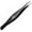 Black, variant on Majestic Bombay Fine Point Tweezers for Ingrown Hair Removal Needle Nose Tweezers with Black Band