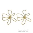 thumbnail image 2 of Ear Pendant Hollow Flower Pendant Earrings Jewelry Earrings Drop Earrings Women Ear Jewelry Alloy Material Gift for Girl, 2 of 3