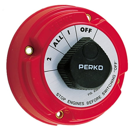 Perko Battery Switches Alternator - Perko 8503DP Alternator Field Disconnect Battery Switch