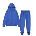 thumbnail image 6 of Jsaierl Sweatsuit Sets for Women 2 Piece Long Sleeve Full Zip Sweatshirts and Jogger Pants Fall Activewear Lounge Sets Workout Sets Matching Tracksuit, 6 of 10