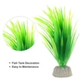 thumbnail image 4 of Unique Bargains 2 Pcs Aquarium Plants Decorations Artificial Aquatic Plant Green 5.12", 4 of 6