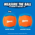 thumbnail image 5 of Chuckit! Big Air Canvas Dog Ball Ground Play Toy Great for Pack Play, 14", Hand Pump for Easy Inflate Included, Orange, 5 of 6