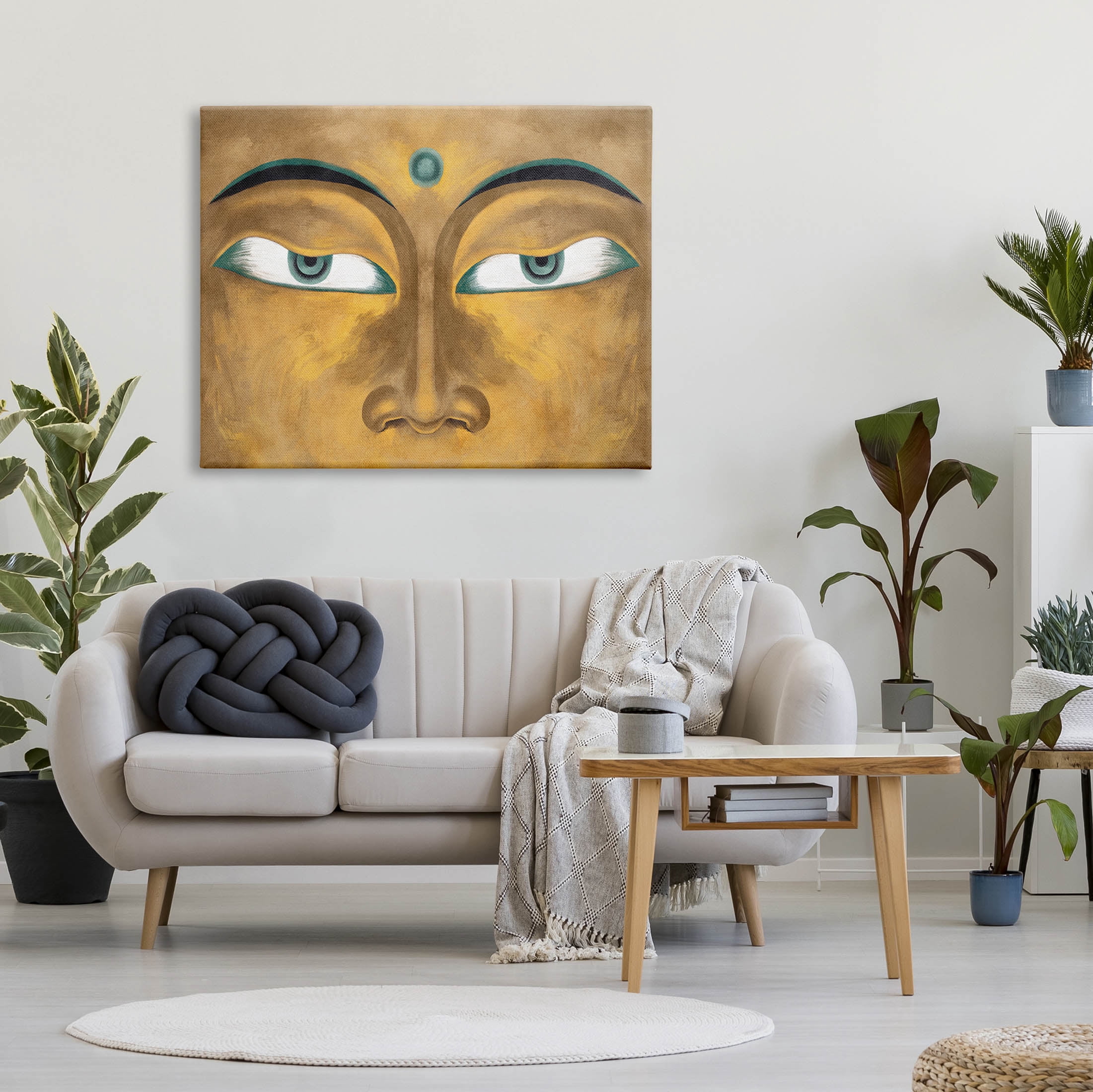 Stupell Industries Indian Bindi Close Up Portrait Graphic Art Gallery Wrapped Canvas Print Wall Art, Design by Lil' Rue