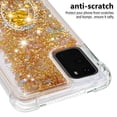 thumbnail image 5 of Funda para Samsung Galaxy S20 5G con Brillo Líquido Flotante, Purpurina, Parachoques y Anillo Giratorio Soporte, 5 of 5