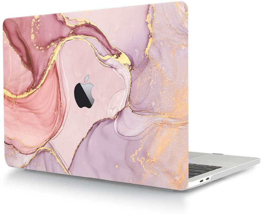 ACJYX Hülle Für MacBook Air 13 Zoll 2020 2019 2018 Release Modell A1932 A2179 Glatte Kunststoff Schutzhülle Mit Mustern Auf Laptop Hardcover MacBook Air 13 Gipfel 