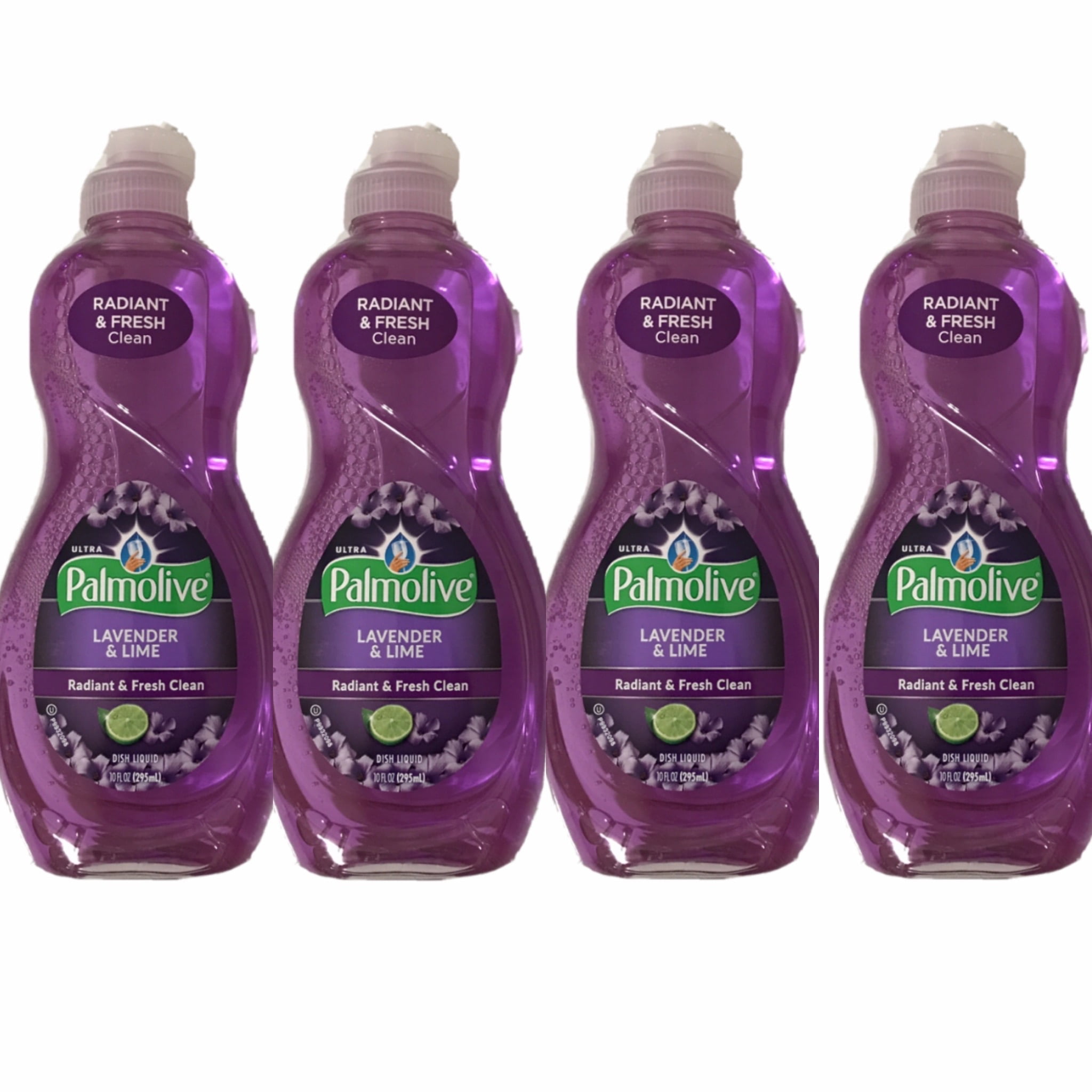 4 Ultra Palmolive Lavender & Lime Radiant & Fresh Dish Liquid Detergent
