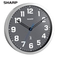 thumbnail image 2 of Reloj de Pared Sharp Atómico 12" Cara Gris Acabado Plateado, 2 of 7