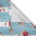 thumbnail image 6 of Ambesonne Shabby Flora Valance & Curtain, Anchors and Roses, 55"x36", Multicolor, 6 of 6