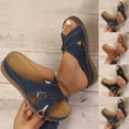 thumbnail image 2 of PUMISAS Wide Width Flat Slippers For Women Super Soft Solid Color Breathable Summer Beach Slippers Casual Hollow Broadband Shoes, 2 of 9